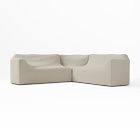 Porto Aluminum 3-Piece L-Shaped Sofa Protective Cover