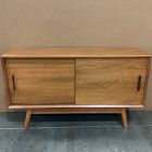 Open Box: Mid-Century Narrow Media Console (48") - Acorn