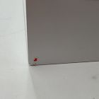 Open Box: Modern White Lacquer Jewelry Box - Cube