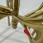 Open Box: Art Deco Menorah - Antique Brass