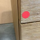 Open Box: Ava Nightstand (22") - Warm Cerused, Champagne Bronze