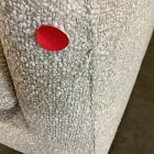 Open Box: Imogene Swivel Chair - Performance Cozy Boucle Stone, Dark Walnut