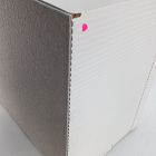 Open Box: Modern Fluted Jewelry Box, Grand (7.5") - White