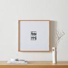 Open Box: Multi-Mat Wood Gallery Frame (18" x 18") - Wheat