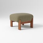 Open Box: Nils Chair Ottoman - Performance Chenille Crossweave Elm, Cool Walnut