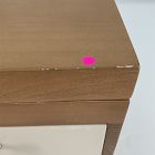 Open Box: Two-Tone Wood Jewelry Box, Double Drawer (7" x 7")