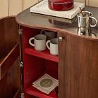 Emma Chamberlain Curved Bar Cabinet (28")