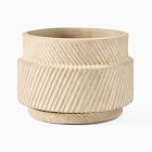 Open Box: Asher Ceramic Tabletop Planter, Large (12&rdquo;D x 8.25&rdquo;H) - Natural