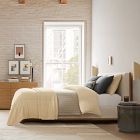 Diffused Blocks Flatweave Wool Rug