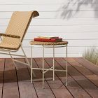 Emma Chamberlain Woven Outdoor Side Table (15")