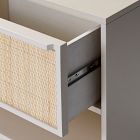 Callahan Solid Wood Rattan Nightstand (24")