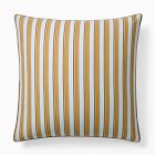 Open Box: Emma Chamberlain Reversible Multi-Stripe Euro Sham - Celadon