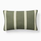 Emma Chamberlain Reversible Mini Stripe Outdoor Lumbar Pillow