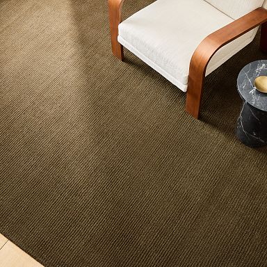 Evan Mini Ribbed Wool Rug