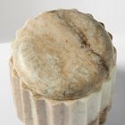 Fluted Marble Bath Accessories