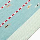 Pool Laps Scene Beach Towel