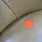 Open Box: Mid-Century Leather Swivel Counter Stool (26.6") - Saddle Leather Nut, Acorn