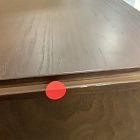 Open Box: Pierce &amp; Ward Burl Wood Nightstand (18") - Claro