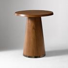 Aubin Pedestal Side Table (20")