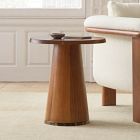 Aubin Pedestal Side Table (20")