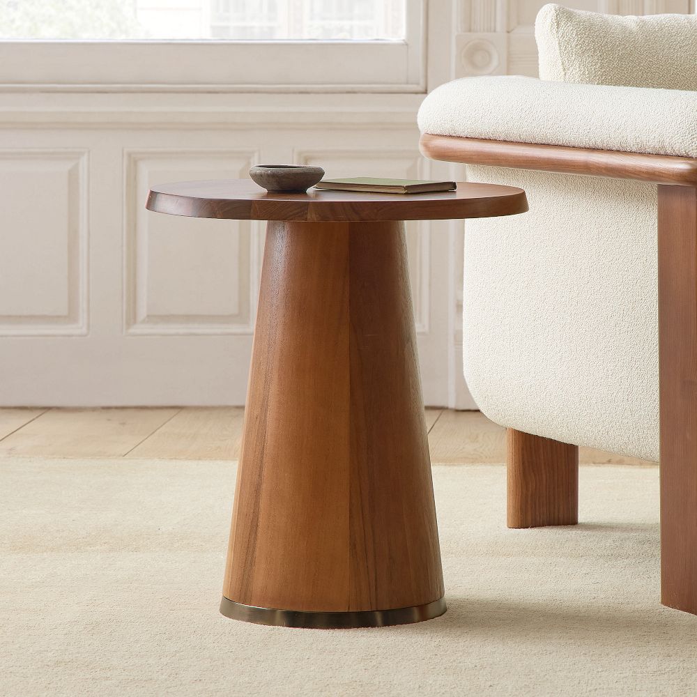 Aubin Pedestal Side Table (20") by West Elm