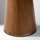 Aubin Pedestal Side Table (20")