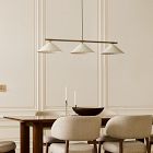 Devon 3-Light Linear Chandelier (54")