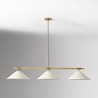Devon 3-Light Linear Chandelier (54")