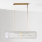 Citrine Glass Chandelier (36")