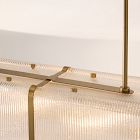 Citrine Glass Chandelier (36")