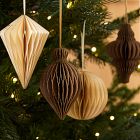 Pure Paper Shape Ornaments (Set of 4)