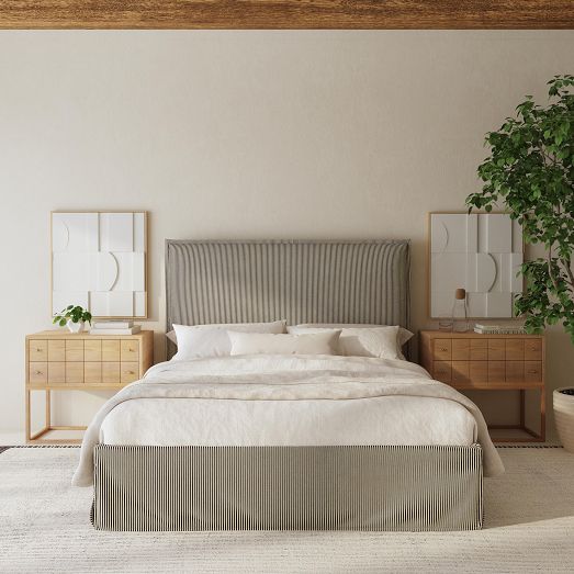 Jaelen Slipcover Upholstered Bed by West Elm