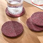 Wood Beaded Coaster Sets