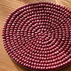 Wood Beaded Coaster Sets