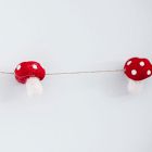 Nivas Collection Felted Mushroom Garland