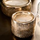 Bronze Shimmer Metallic Candles - Frozen Pine &amp; Cedarwood