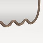 Swirl Ash Wood Wall Mirror