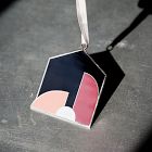 SZKLO Glass Modern Nativity Ornament - Rogue