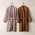 Emma Chamberlain Stripe Waffle Robe
