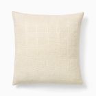 Woven Windowpane Pillow Cover