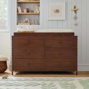 solid wood dresser changing table low voc water-based finish eu Liberty Collection 3 Drawer dried for added durability Baby Changing Table Dresser Combo