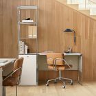 Marlowe Desk (42") &amp; Narrow Shelf (18") Set