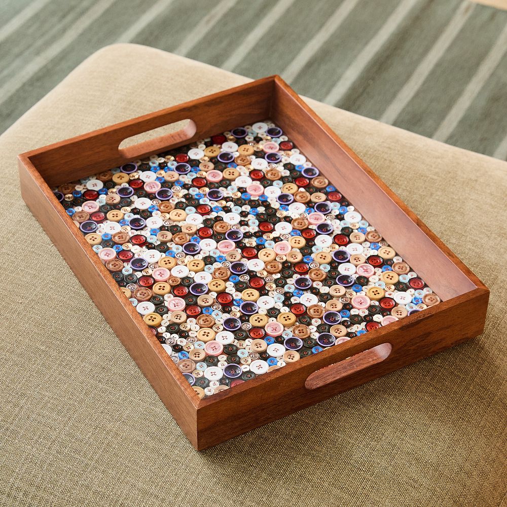 Emma Chamberlain Embellished Button Tray