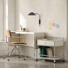Marlowe Desk (42") & Storage Cart (30") Set