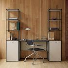 Marlowe Desk (42") &amp; Narrow Shelf (18") Set