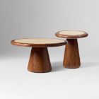 Emma Chamberlain Marble Nesting Coffee Tables (18"&ndash;32")