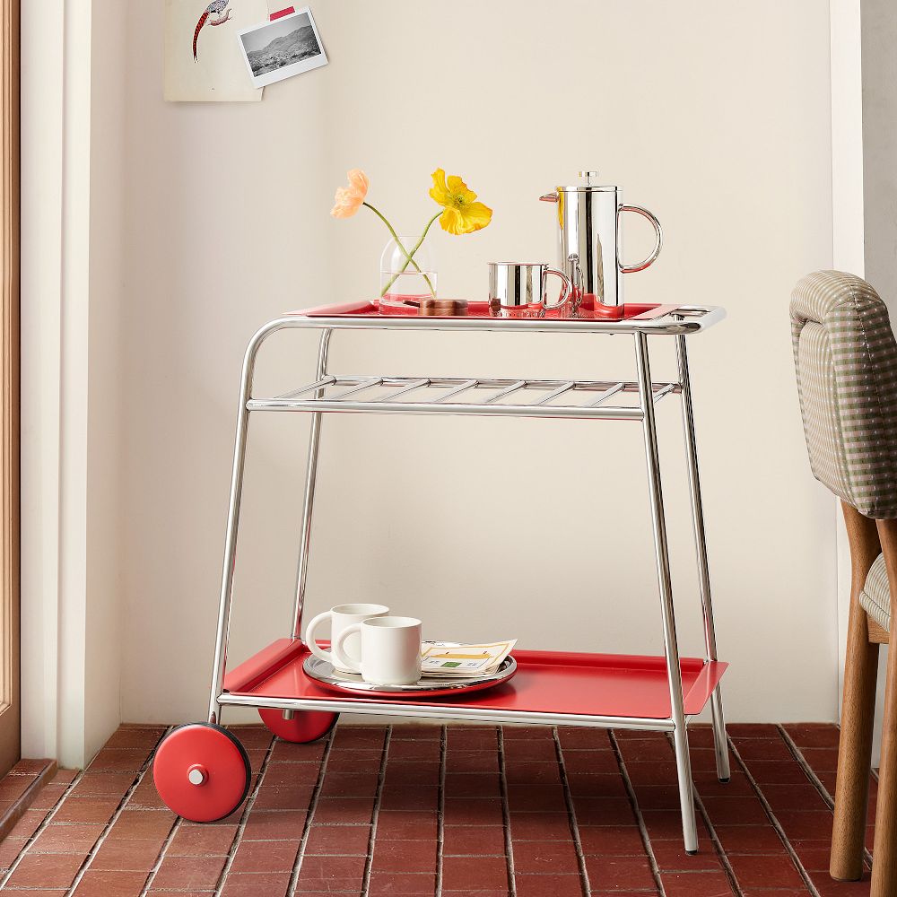 Emma Chamberlain Perforated Coffee Cart (31")