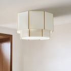 Emma Chamberlain Faceted Flush Mount (16")