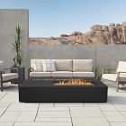 Rutland Asymmetrical Rectangle Fire Pit Table (70")
