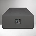 Rutland Asymmetrical Rectangle Fire Pit Table (70")